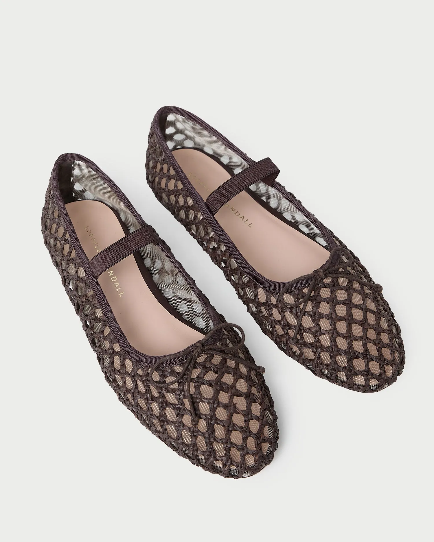 Leonie Chocolate Crochet Ballet Flat sold by Loeffler Randall product image thumbnail 4