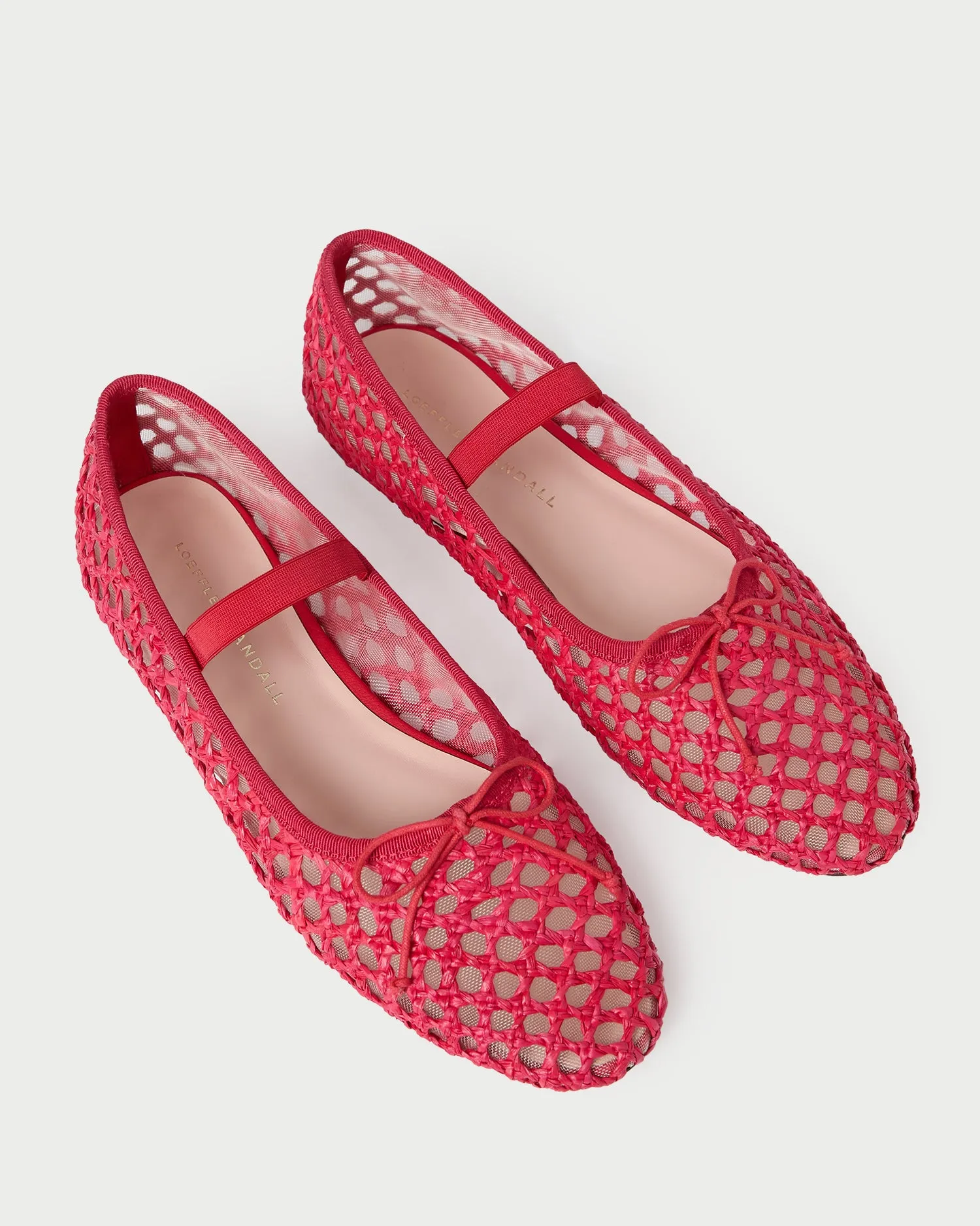 Leonie Red Crochet Ballet Flat sold by Loeffler Randall product image thumbnail 4