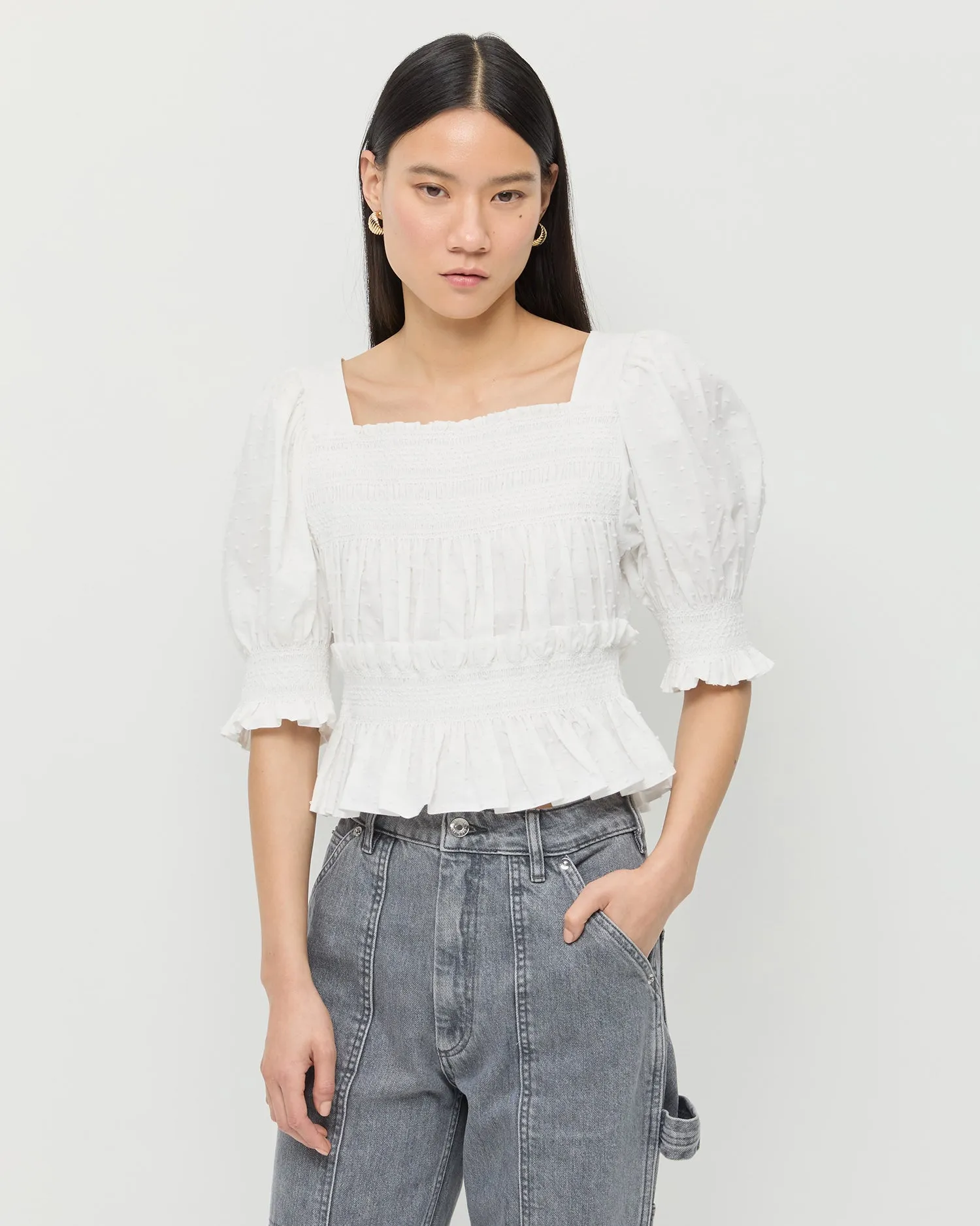 Nicola Blouse sold by Loeffler Randall product image thumbnail 3