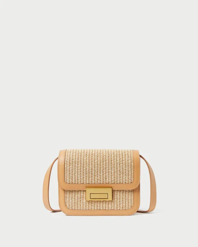 Desi Natural Straw Crossbody Bag sold by Loeffler Randall