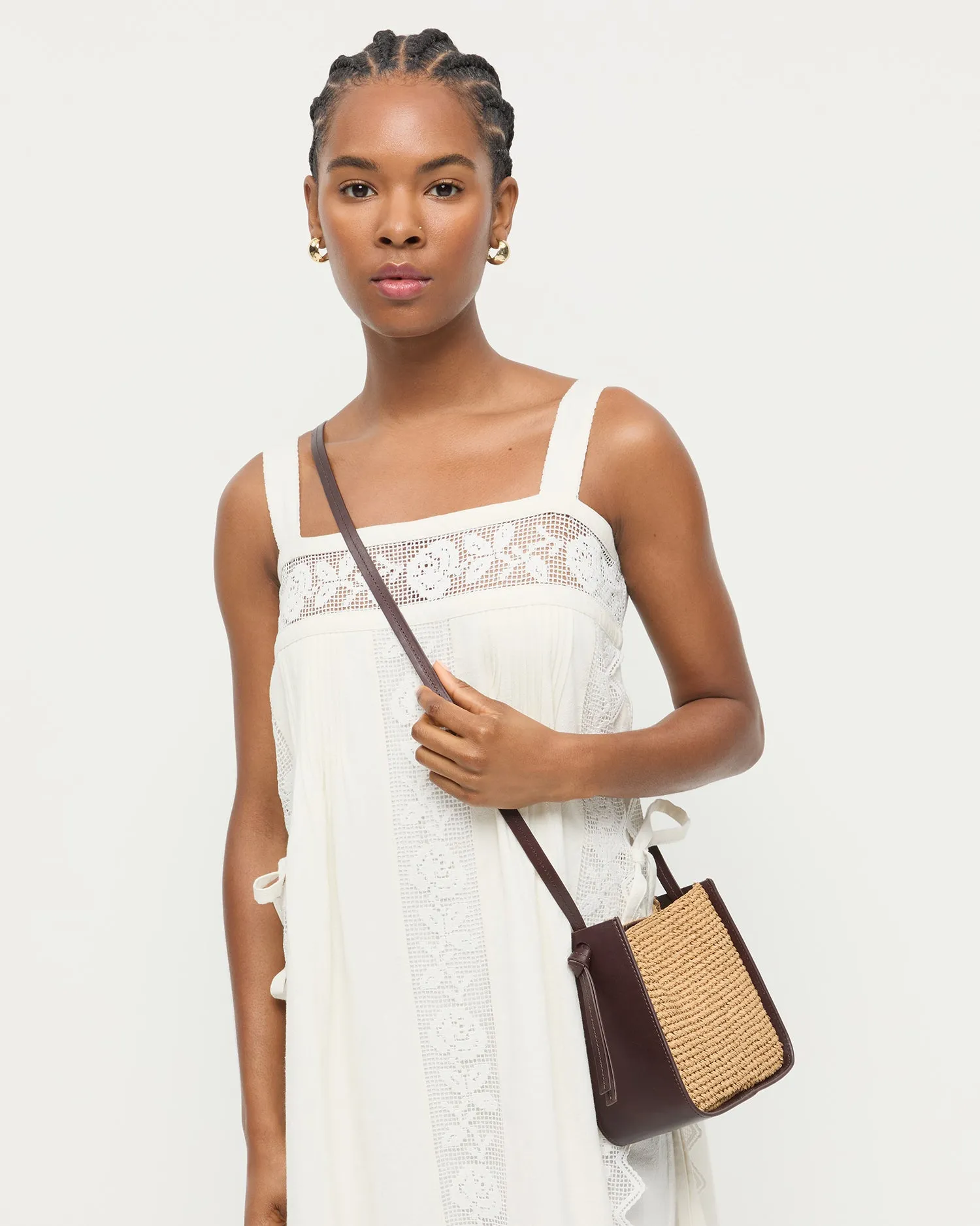 Avalon Brown/Espresso Crochet Crossbody sold by Loeffler Randall product image thumbnail 5