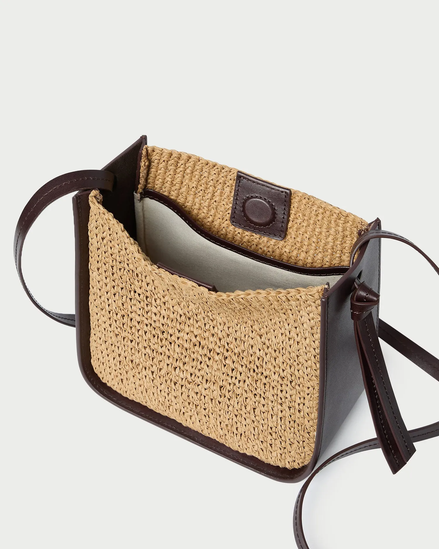 Avalon Brown/Espresso Crochet Crossbody sold by Loeffler Randall product image thumbnail 4