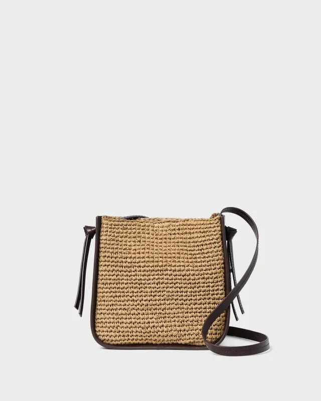 Avalon Brown/Espresso Crochet Crossbody sold by Loeffler Randall