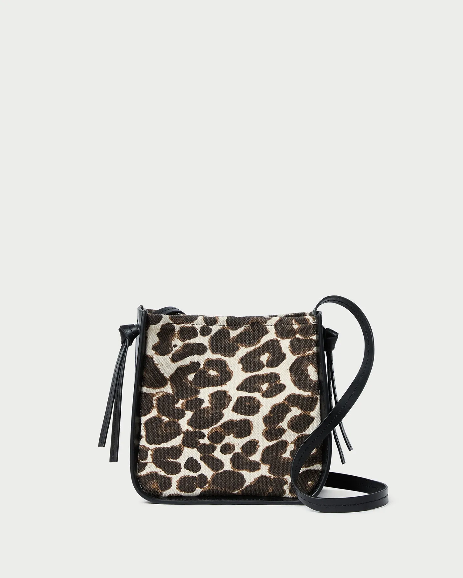 Avalon Leopard/Black Canvas Crossbody sold by Loeffler Randall