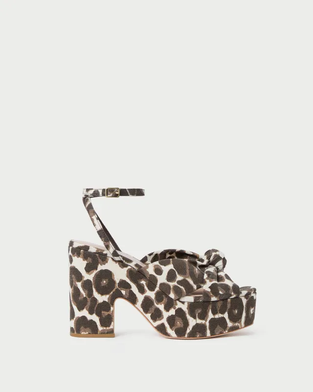 Liza Leopard Platform Sandal sold by Loeffler Randall