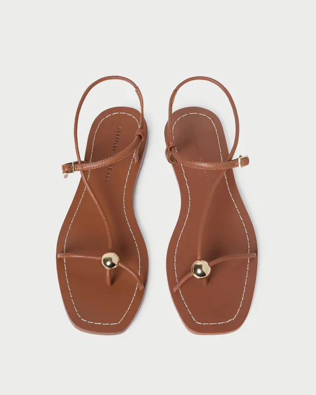 Lara Timber Leather Sandal sold by Loeffler Randall