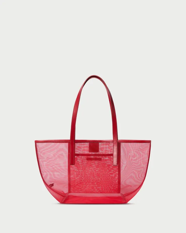 Easton Red Mesh Tote sold by Loeffler Randall