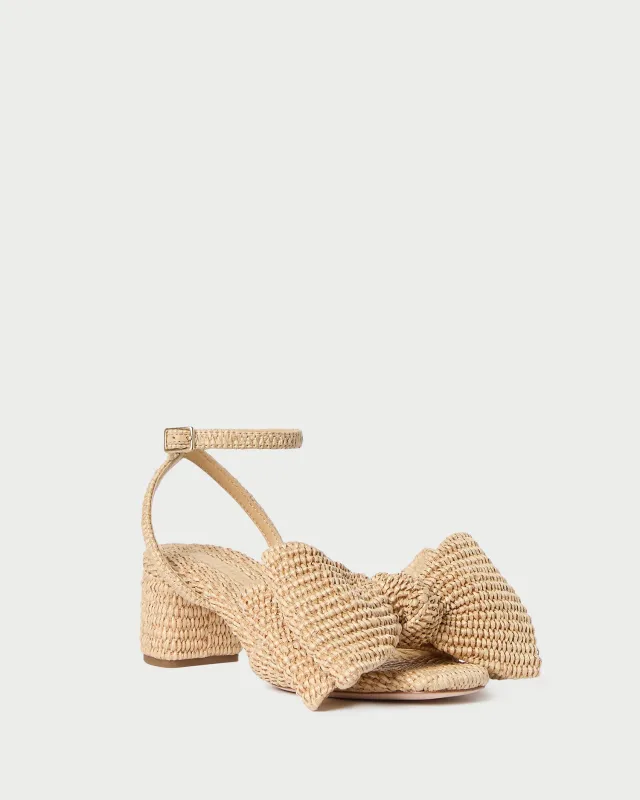 Carmen Natural Bow Sandal sold by Loeffler Randall