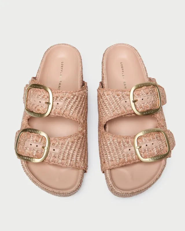Theo Blush Two-Band Sandal sold by Loeffler Randall