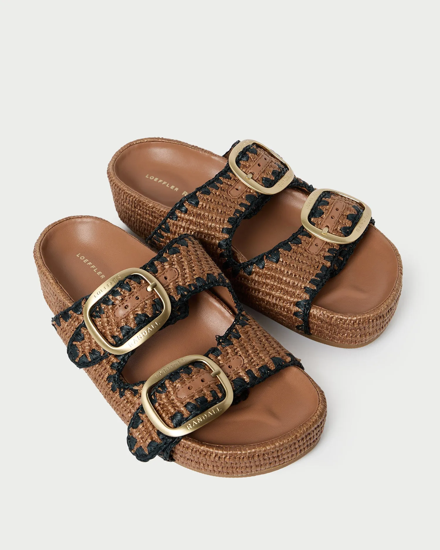 Theo Brown Two-Band Sandal sold by Loeffler Randall product image thumbnail 4