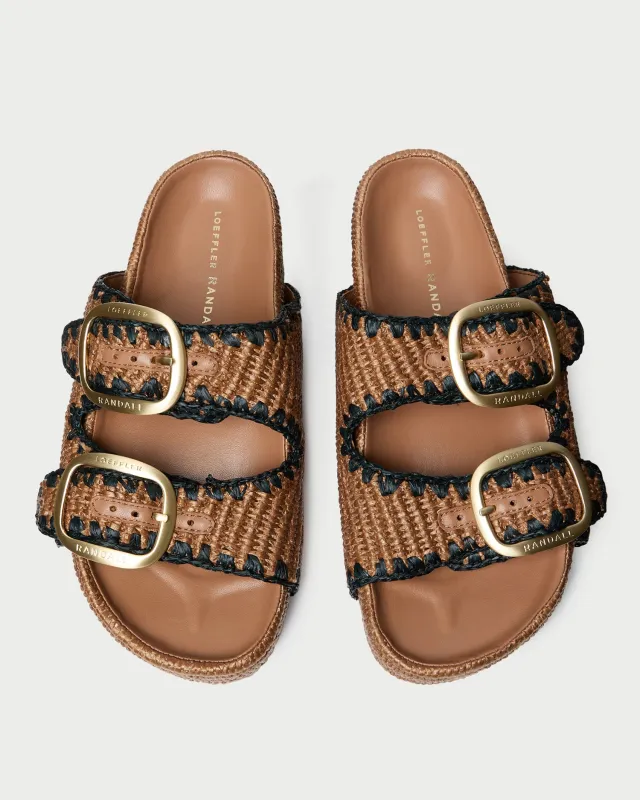 Theo Brown Two-Band Sandal sold by Loeffler Randall