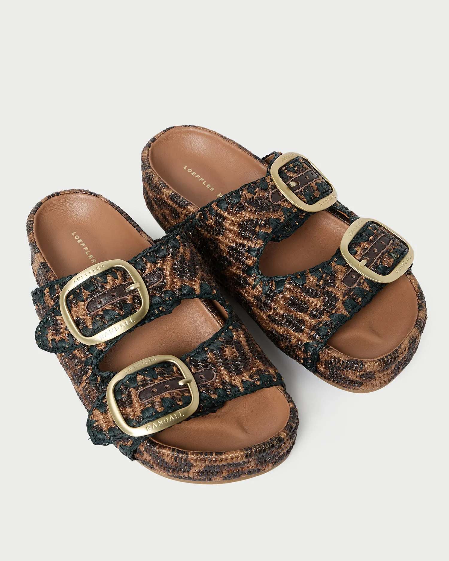 Theo Leopard Two-Band Sandal sold by Loeffler Randall product image thumbnail 4