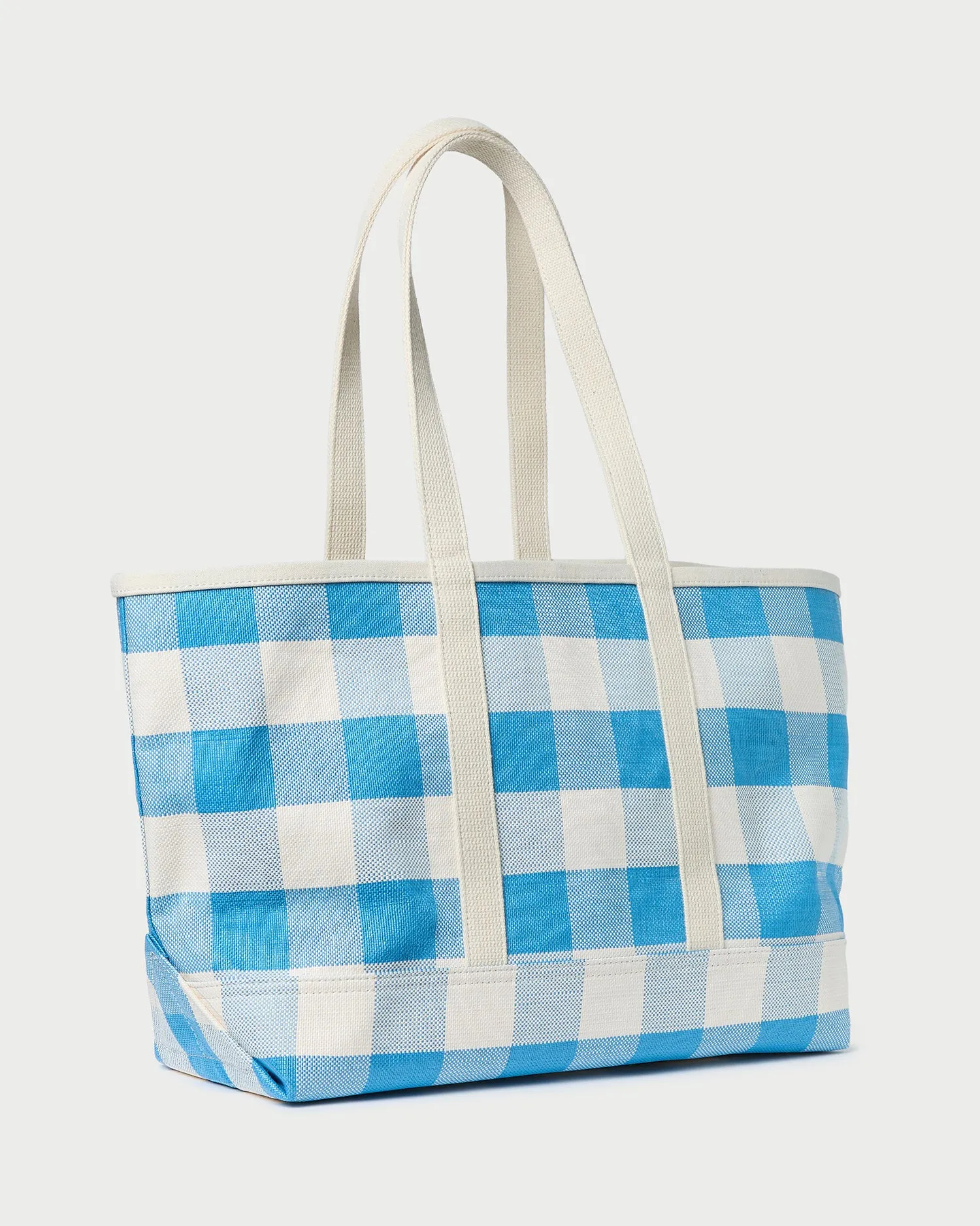 Deanie Blue Gingham Tote sold by Loeffler Randall product image thumbnail 2