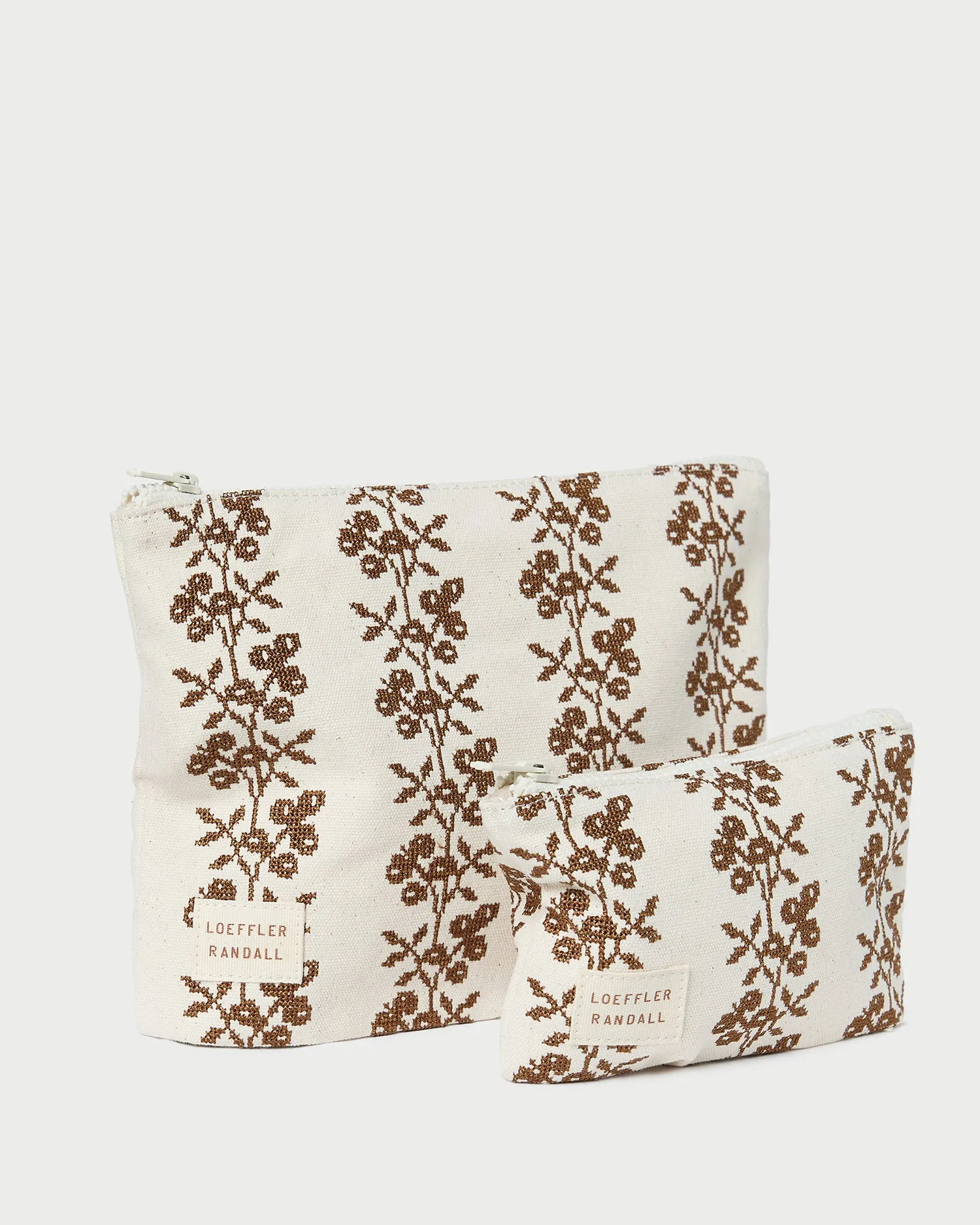 Tracy Cream Floral Pouch Set sold by Loeffler Randall product image thumbnail 2