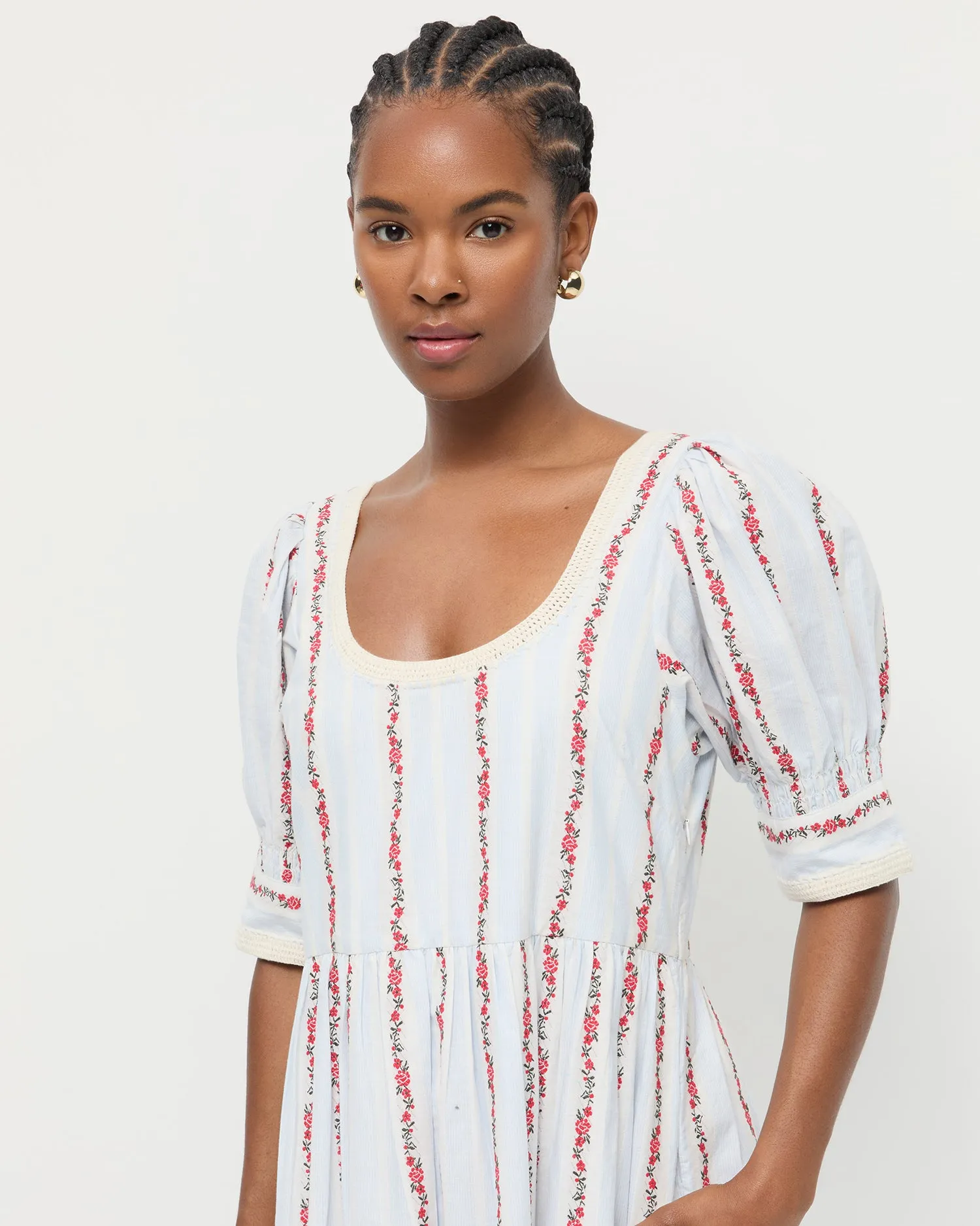 Gillian Puff-Sleeve Dress sold by Loeffler Randall product image thumbnail 3