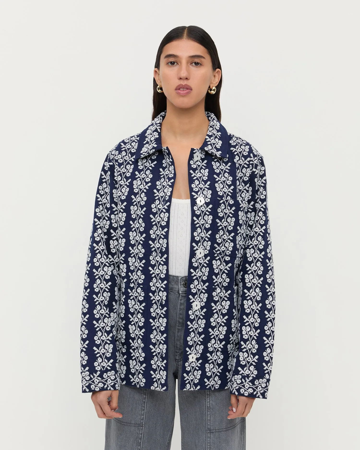Kennedy Embroidered Jacket sold by Loeffler Randall