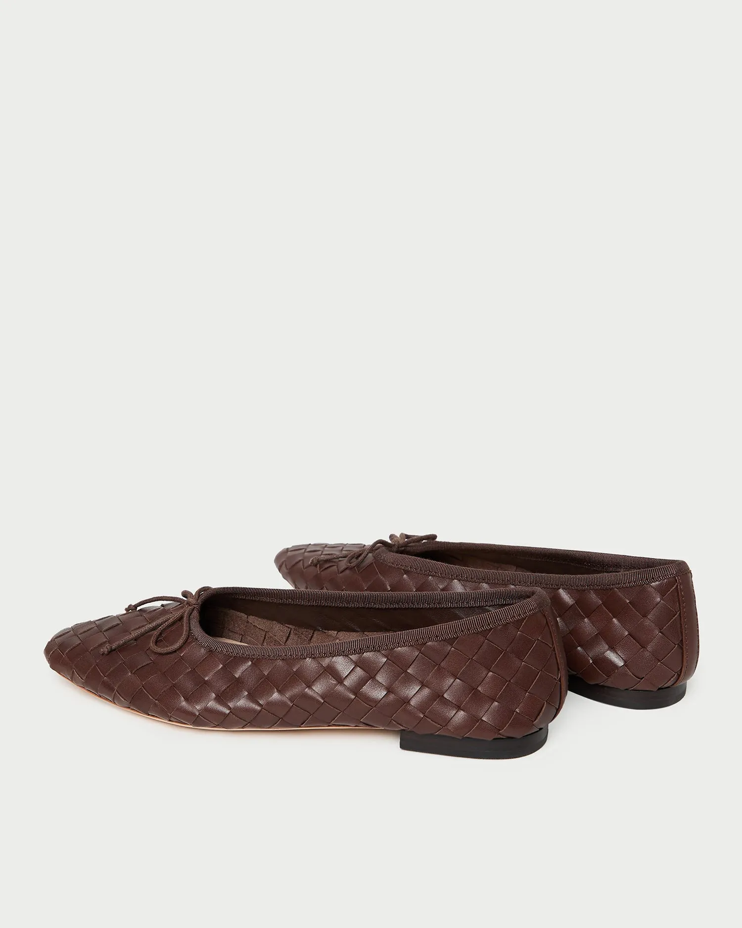 Landry Chocolate Woven Ballet Flat sold by Loeffler Randall product image thumbnail 5