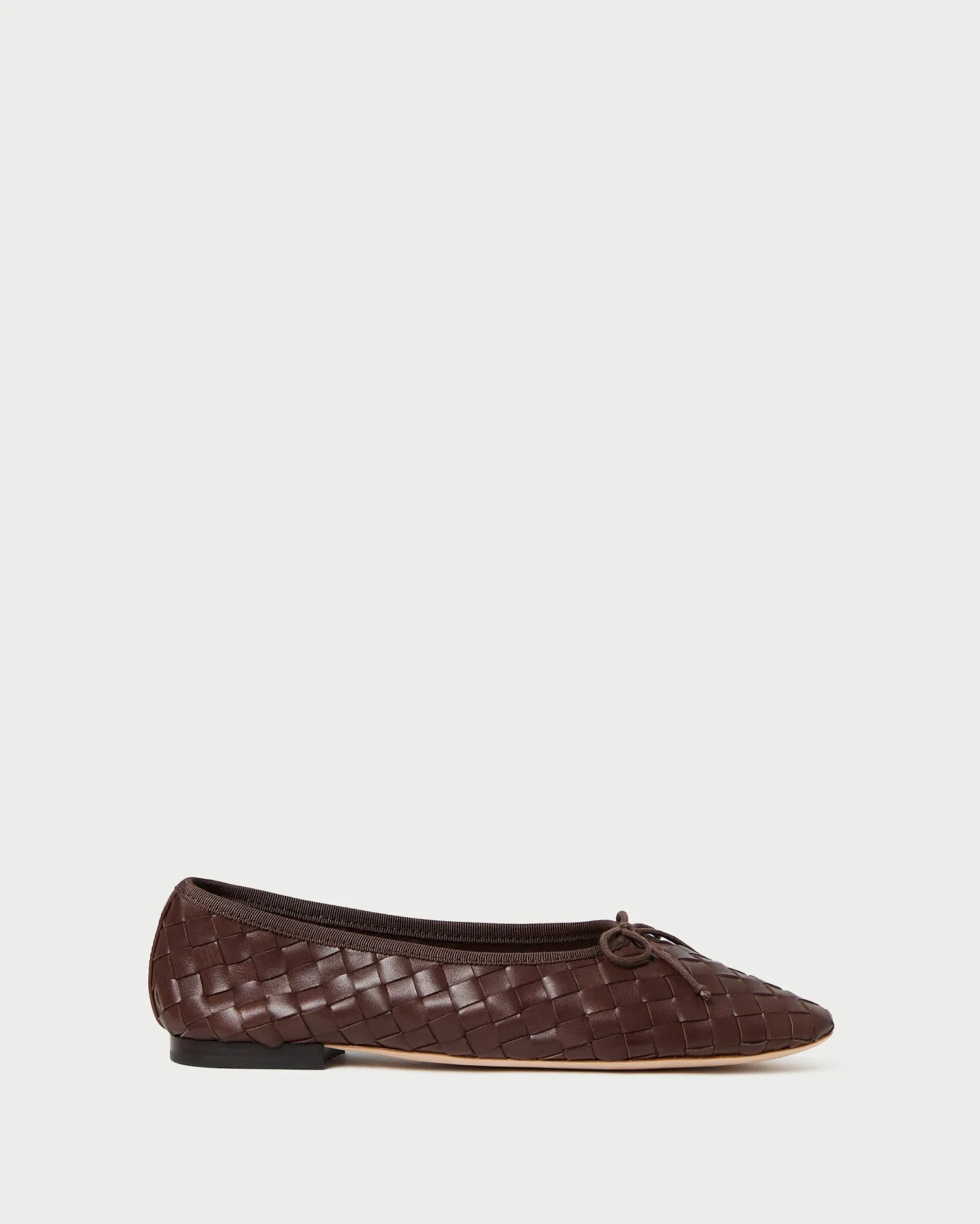 Landry Chocolate Woven Ballet Flat sold by Loeffler Randall product image thumbnail 3