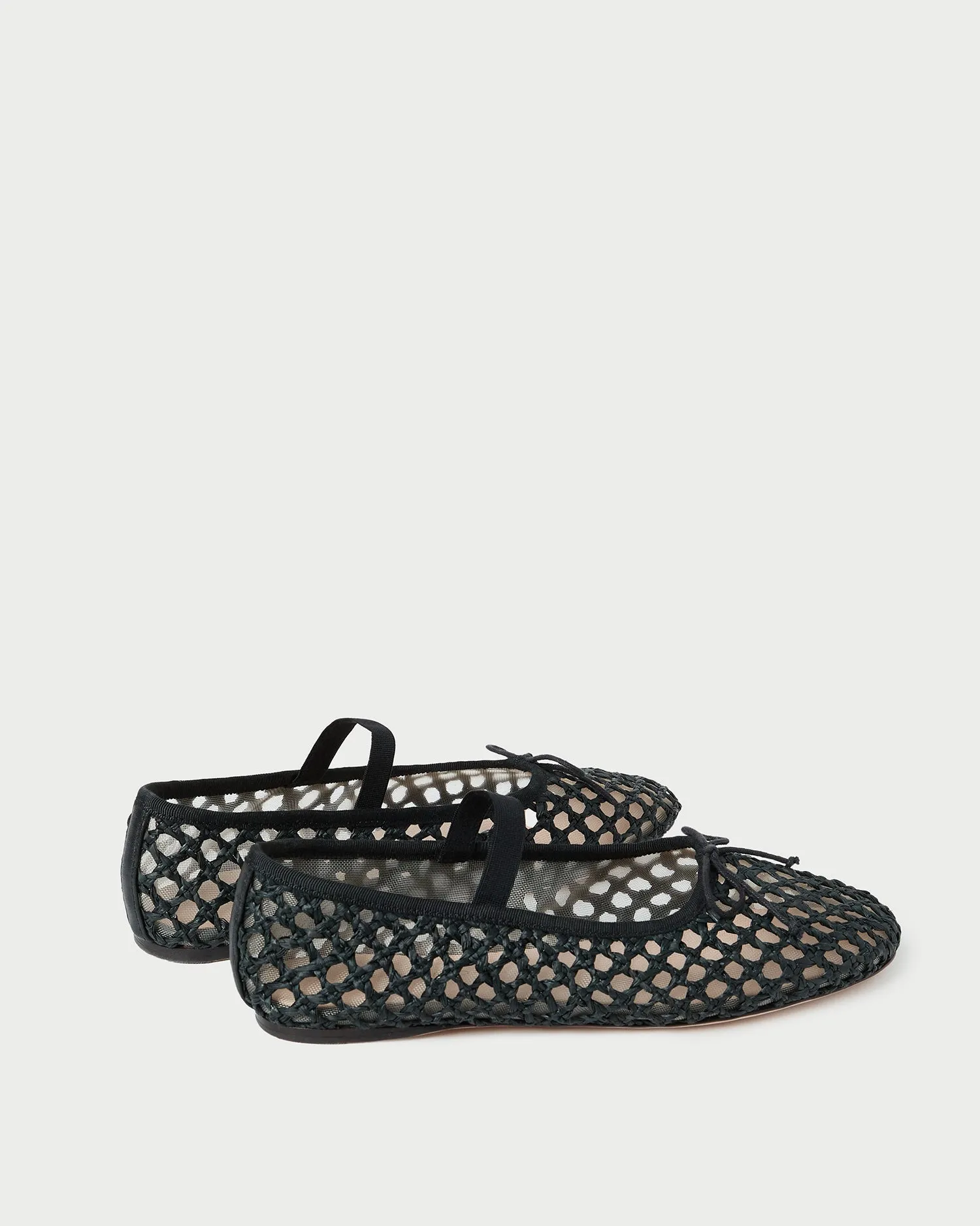 Leonie Black Crochet Ballet Flat sold by Loeffler Randall product image thumbnail 4