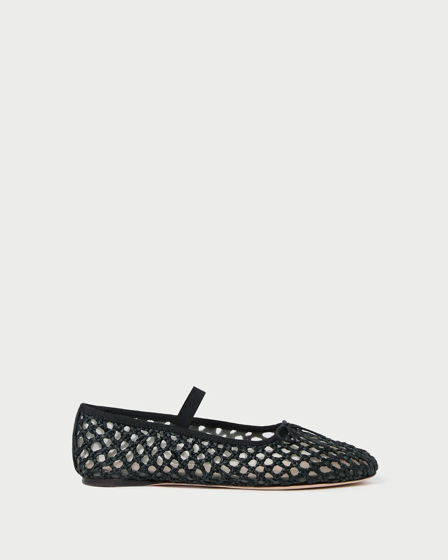 Leonie Black Crochet Ballet Flat sold by Loeffler Randall product image thumbnail 3