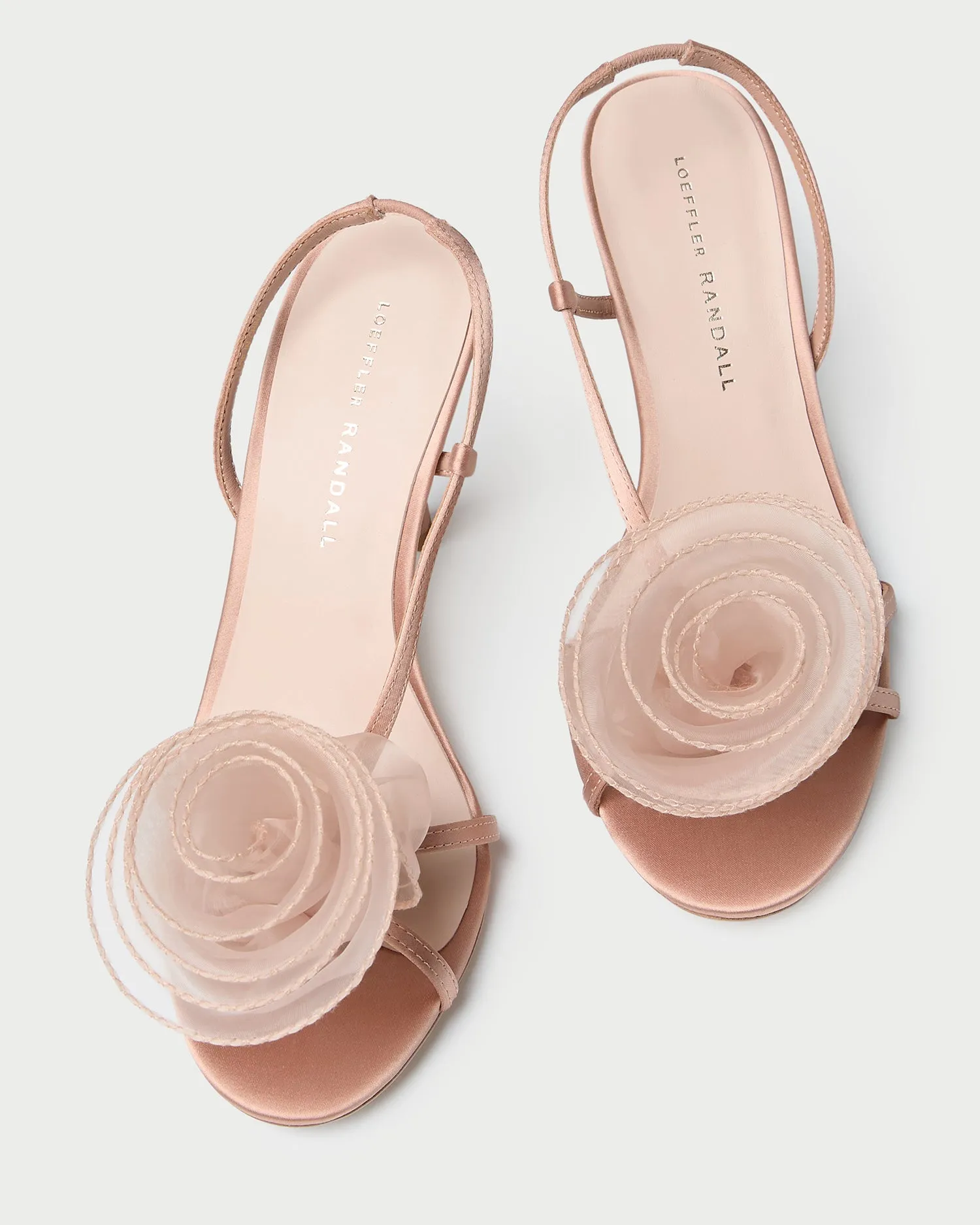 Steph Blush Organza Rose Sandal sold by Loeffler Randall product image thumbnail 4