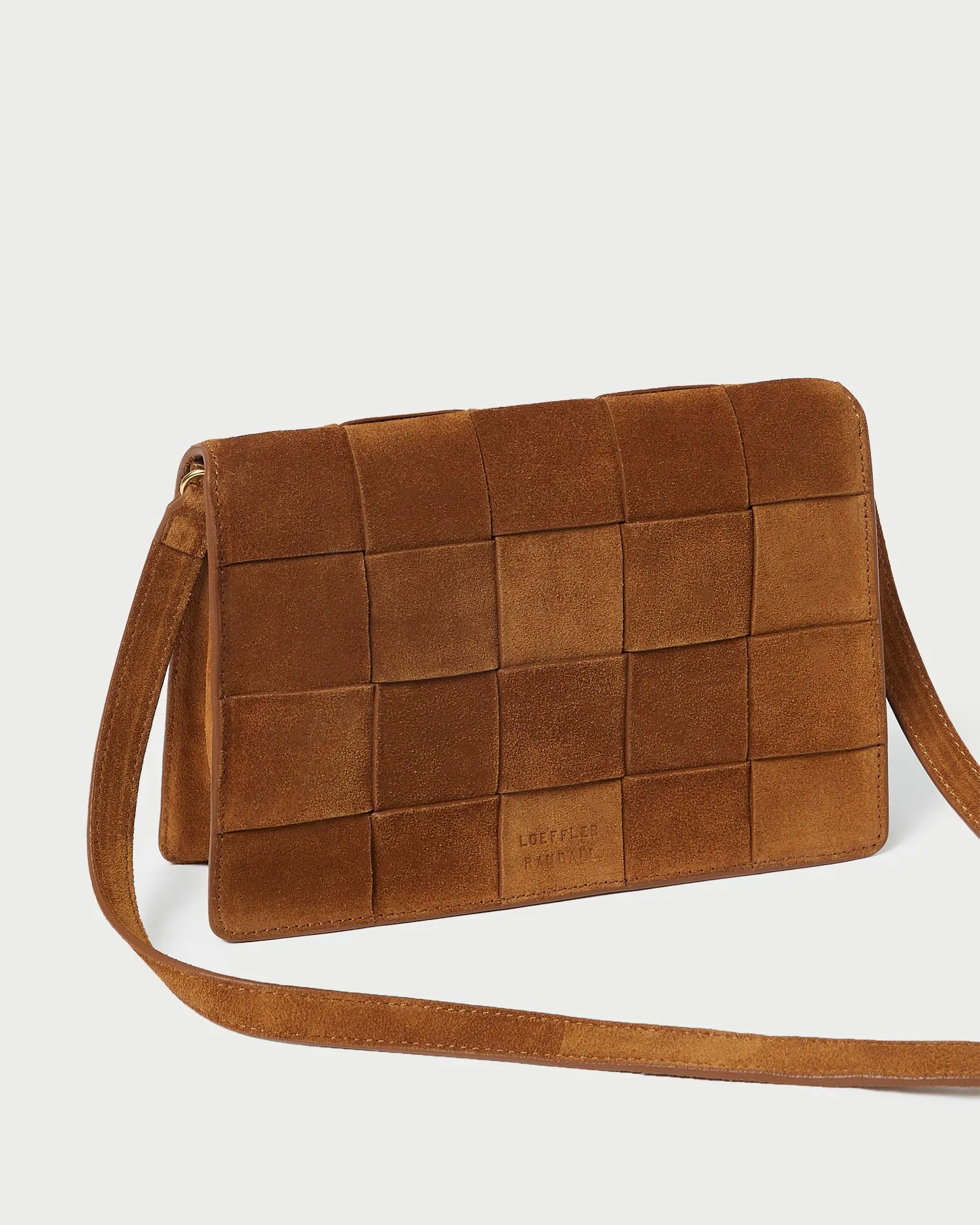 Delphine Cacao Suede Shoulder Bag sold by Loeffler Randall product image thumbnail 3