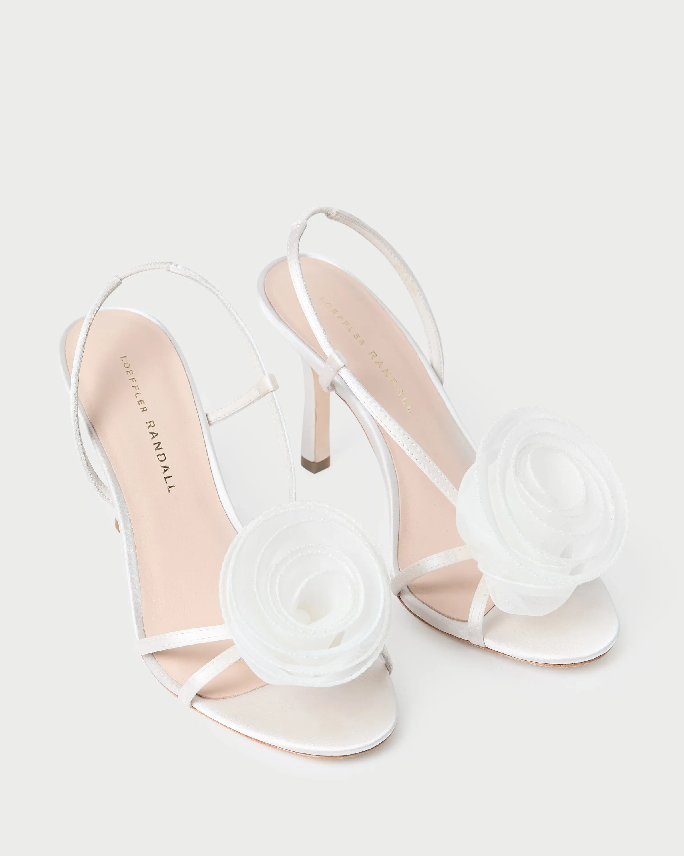 Steph Cream Organza Rose Sandal sold by Loeffler Randall product image thumbnail 3