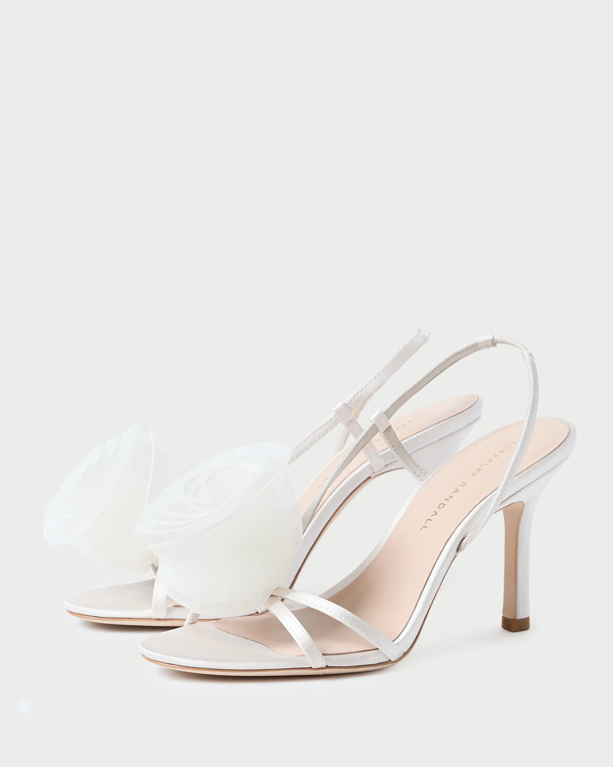 Steph Cream Organza Rose Sandal sold by Loeffler Randall product image thumbnail 5