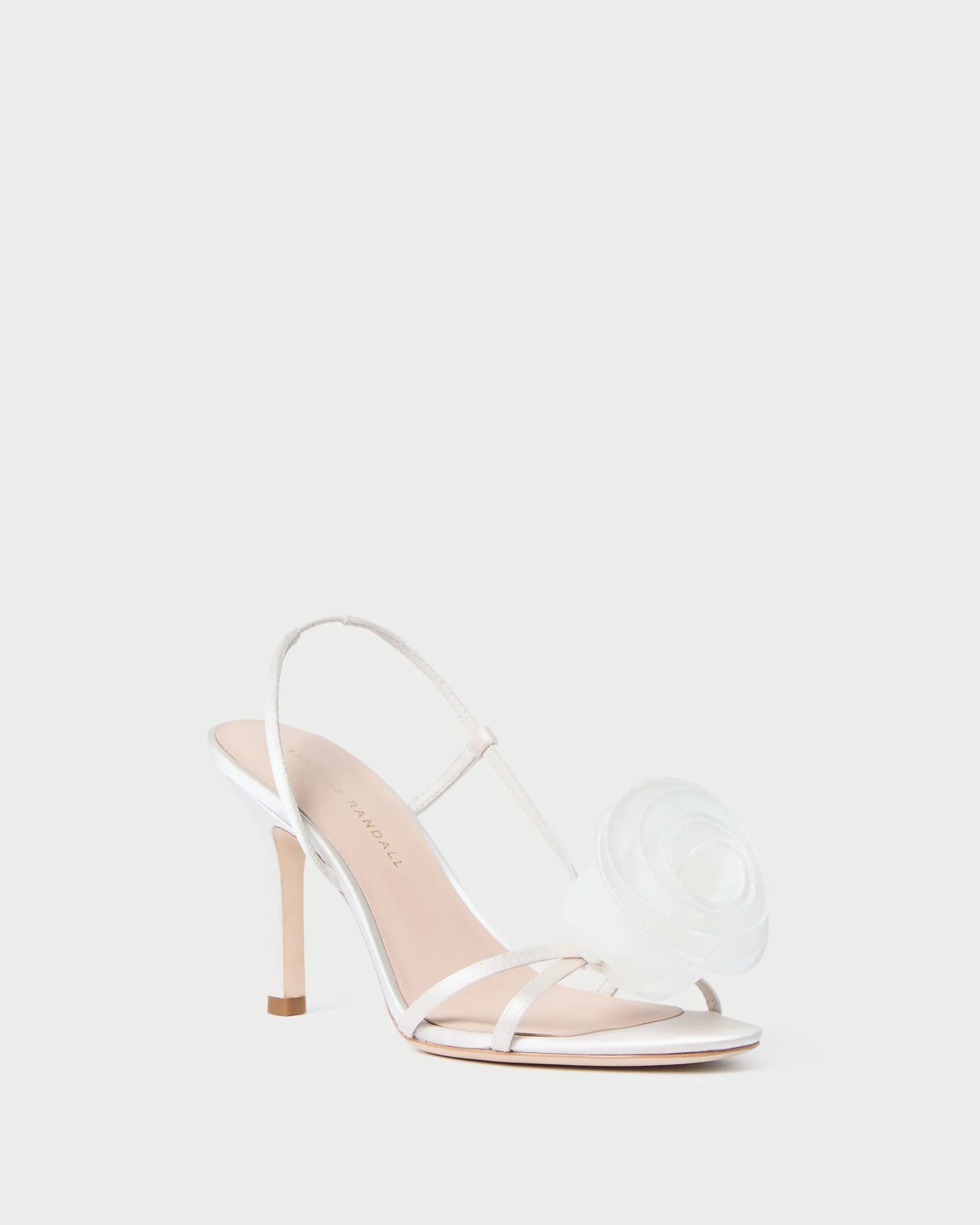 Steph Cream Organza Rose Sandal sold by Loeffler Randall