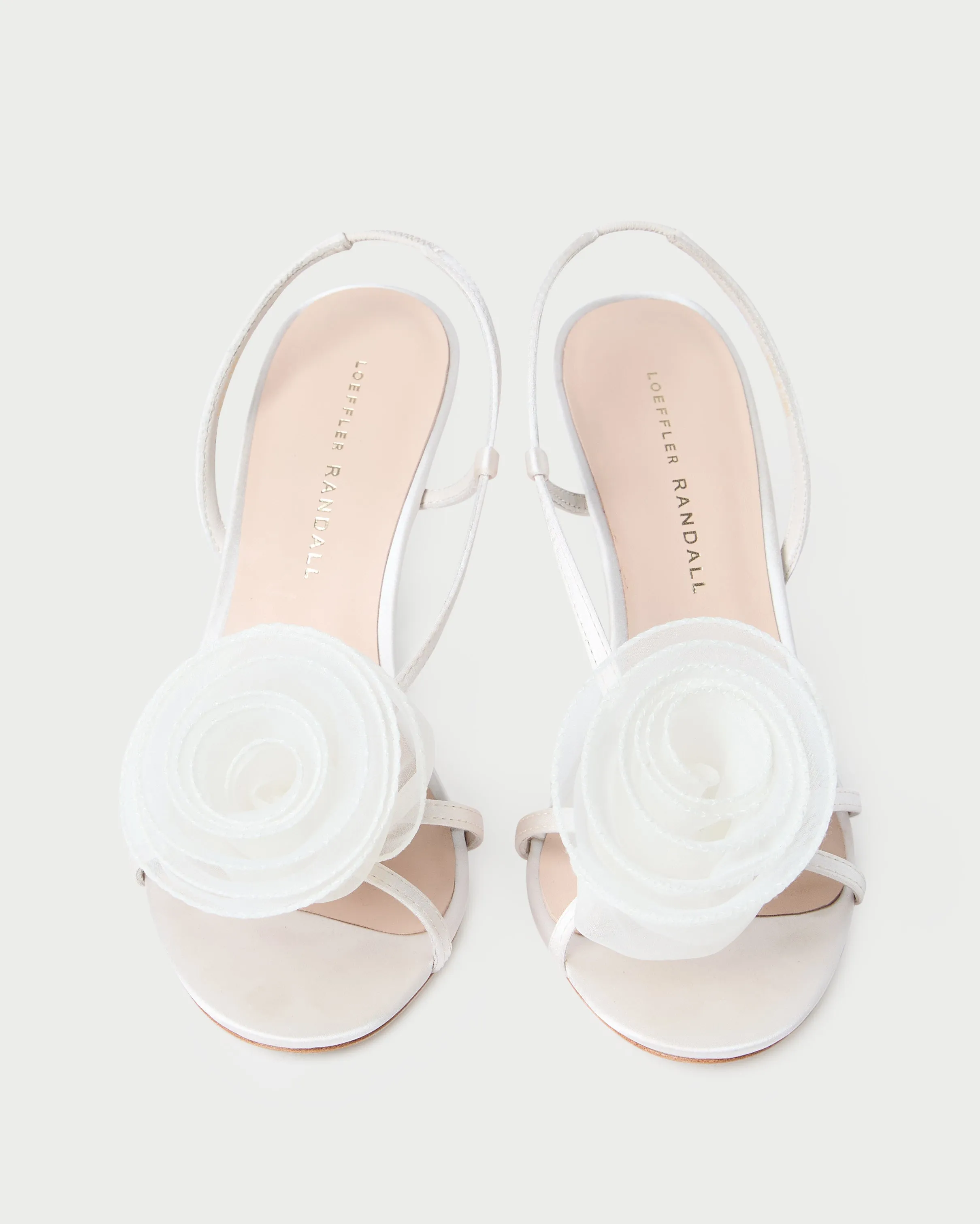 Steph Cream Organza Rose Sandal sold by Loeffler Randall product image thumbnail 4