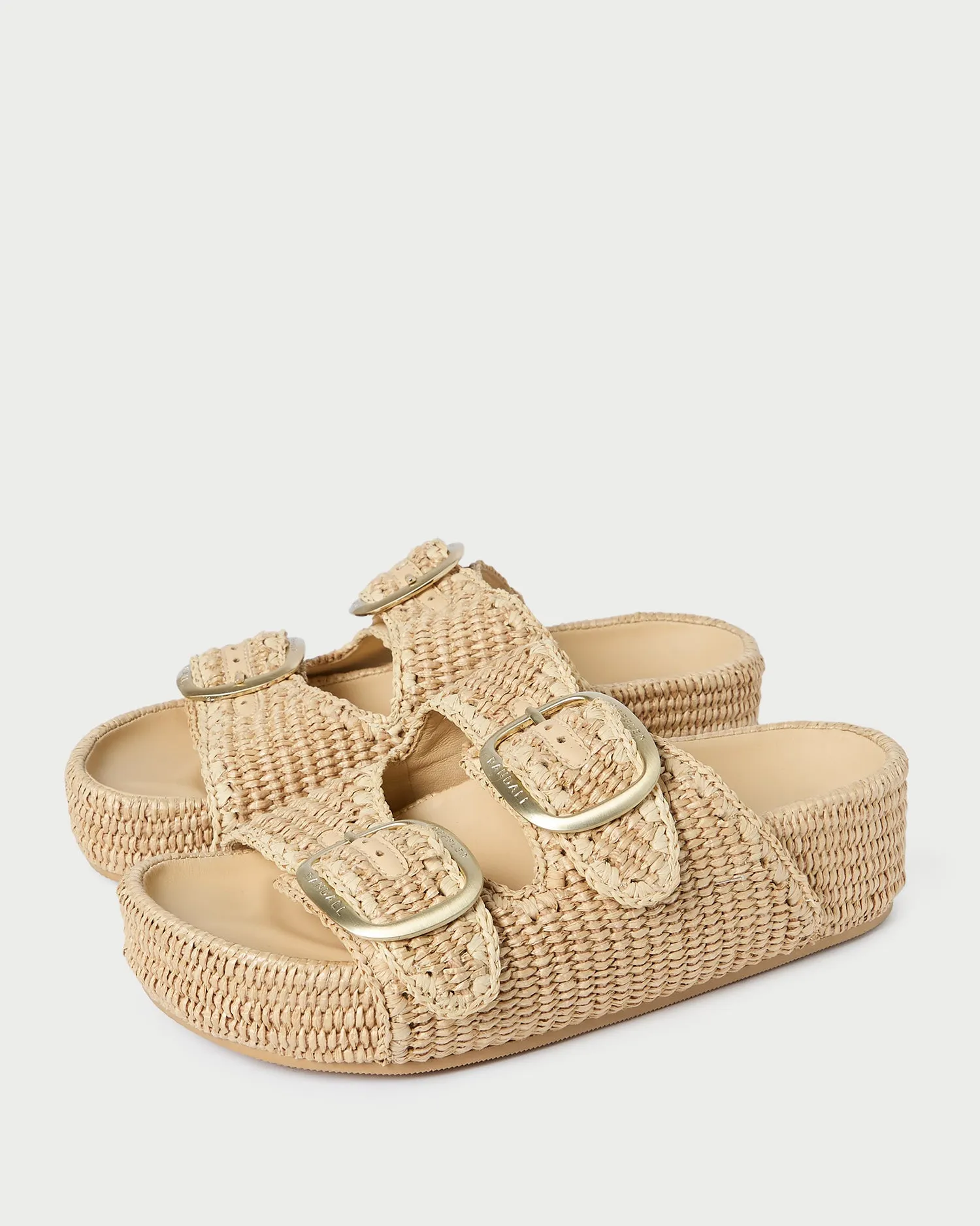 Theo Natural Two-Band Sandal sold by Loeffler Randall product image thumbnail 5