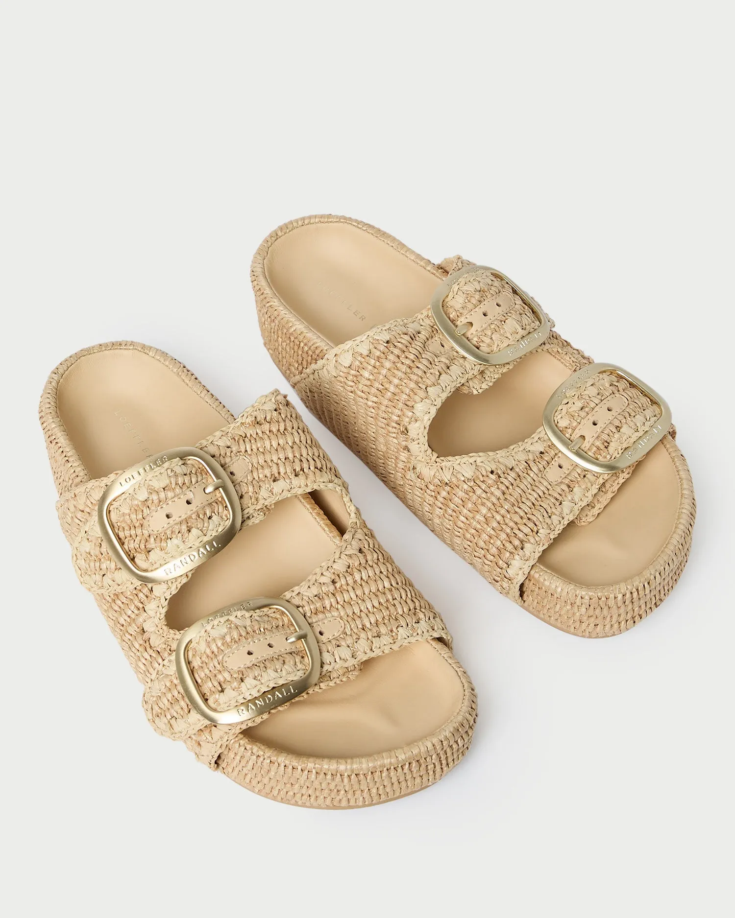 Theo Natural Two-Band Sandal sold by Loeffler Randall product image thumbnail 4