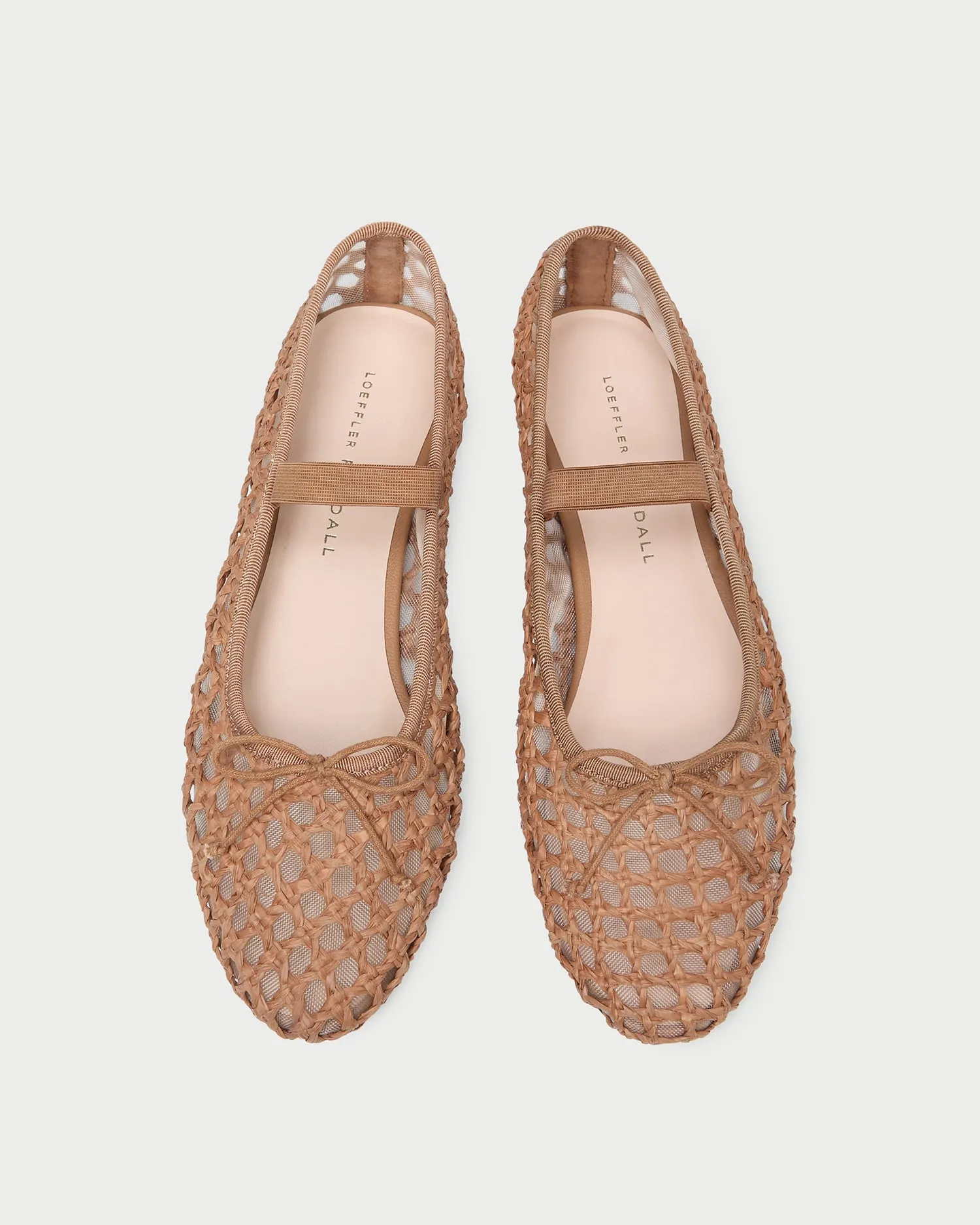 Leonie Brown Crochet Ballet Flat sold by Loeffler Randall