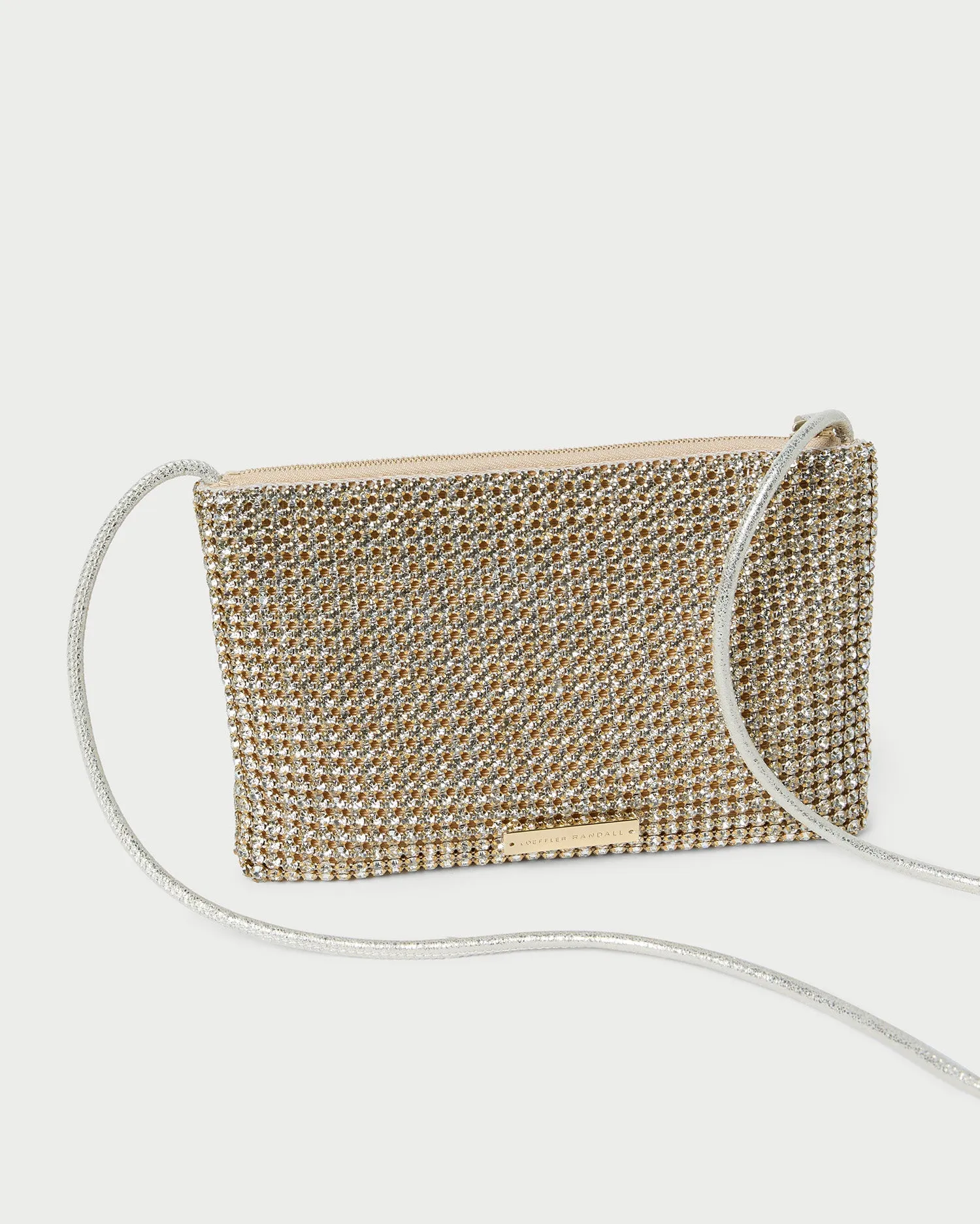 Yasmine Gold Diamanté Crossbody sold by Loeffler Randall product image thumbnail 3
