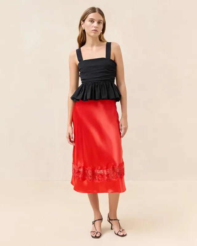 Saskia Silk Skirt sold by Loeffler Randall