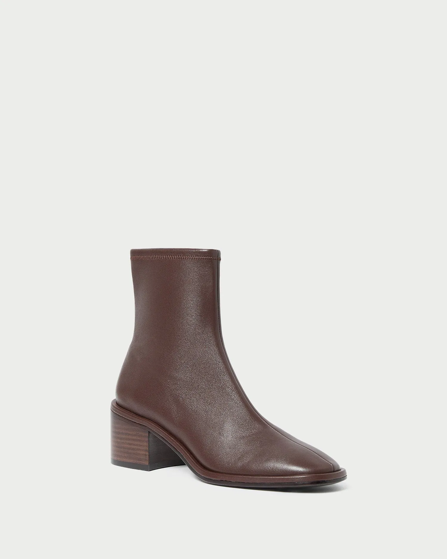 Roxy Espresso Leather Ankle Bootie sold by Loeffler Randall product image thumbnail 3