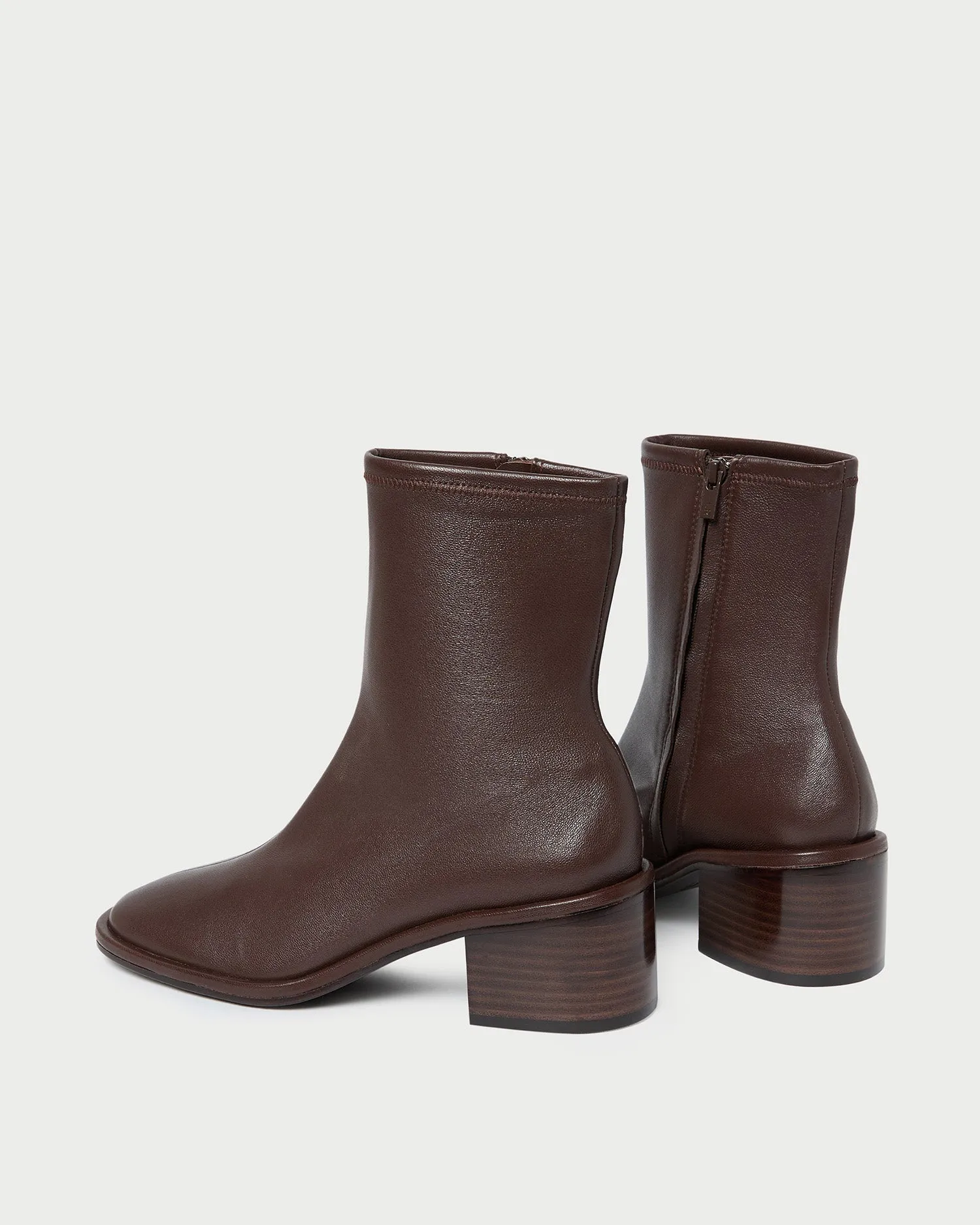 Roxy Espresso Leather Ankle Bootie sold by Loeffler Randall product image thumbnail 5