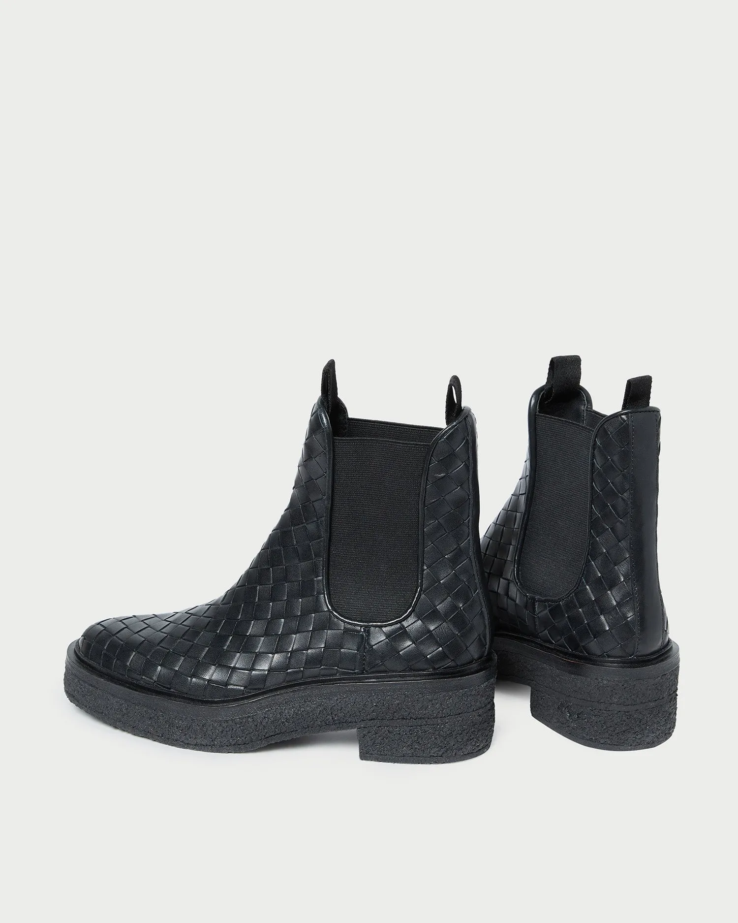 Raquel Black Woven Chelsea Boot sold by Loeffler Randall product image thumbnail 5