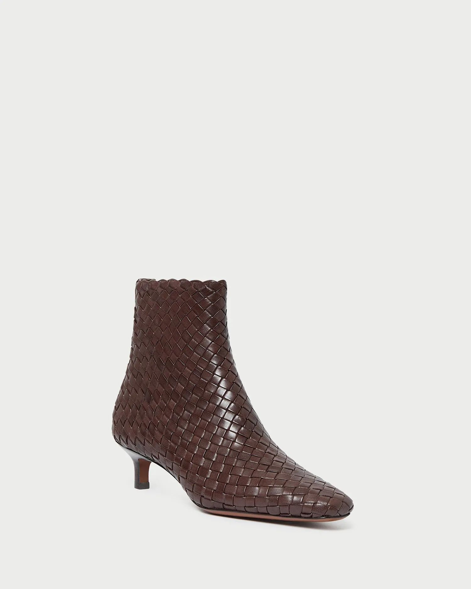 Marcella Espresso Woven Ankle Boot sold by Loeffler Randall product image thumbnail 3