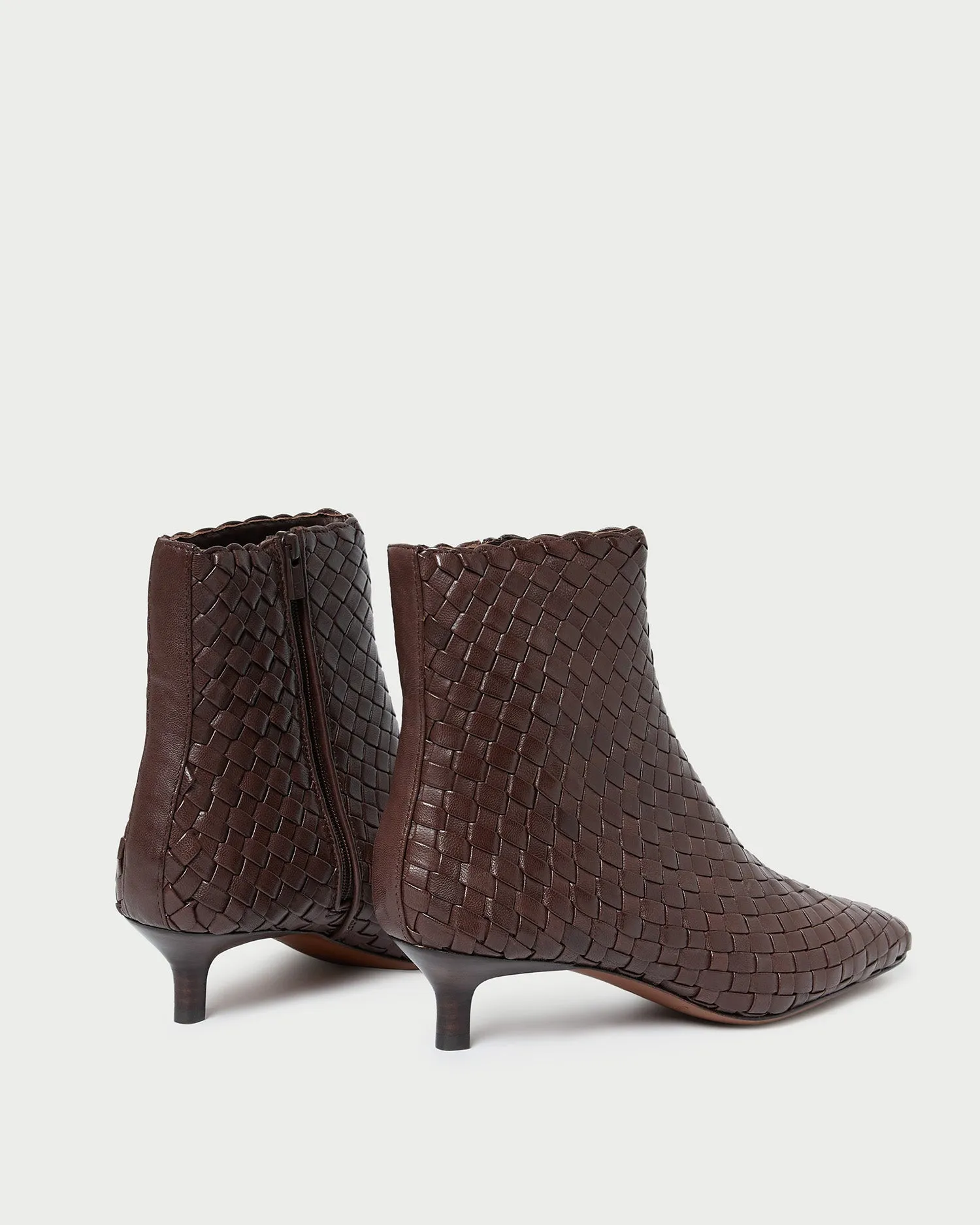 Marcella Espresso Woven Ankle Boot sold by Loeffler Randall product image thumbnail 5