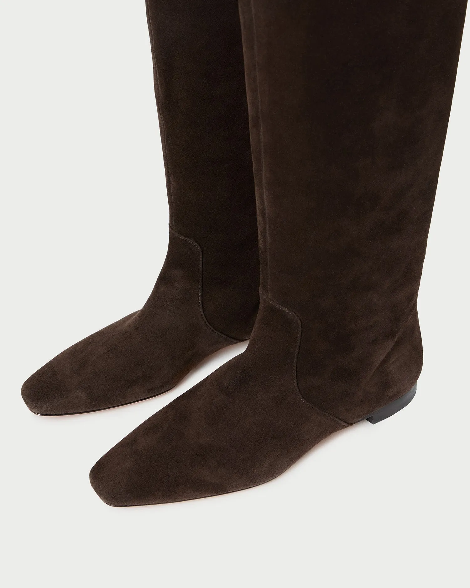 Lillian Brown Suede Tall Boot sold by Loeffler Randall product image thumbnail 5
