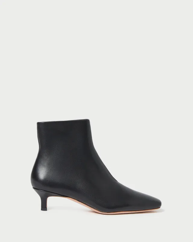 Marcella Black Leather Ankle Boot sold by Loeffler Randall