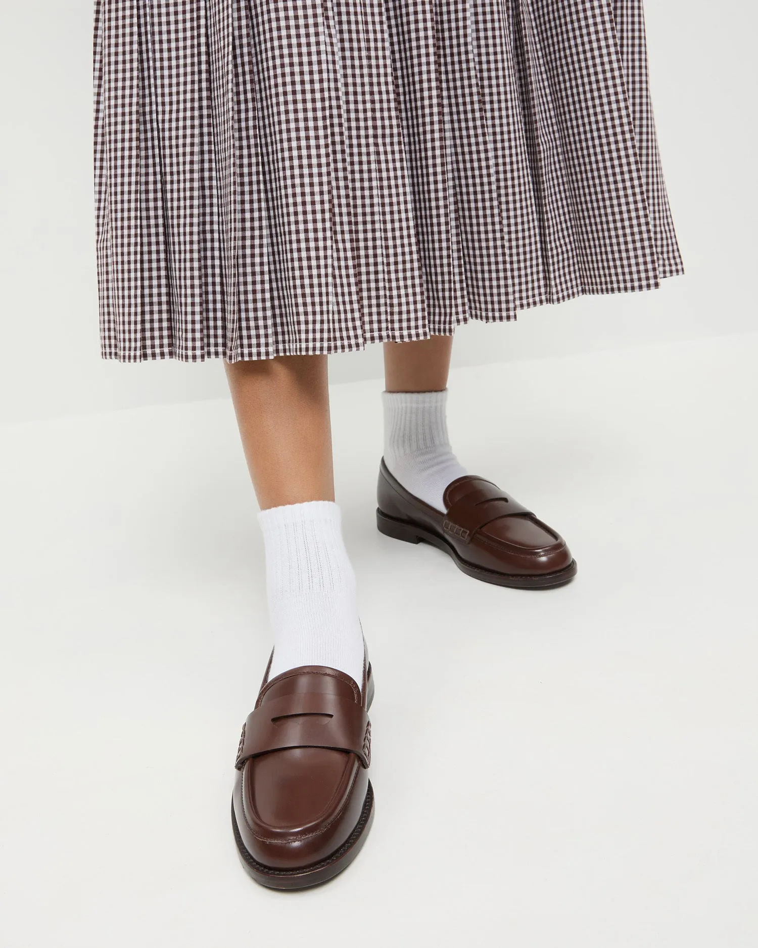 Rachel Espresso Leather Loafer sold by Loeffler Randall product image thumbnail 2