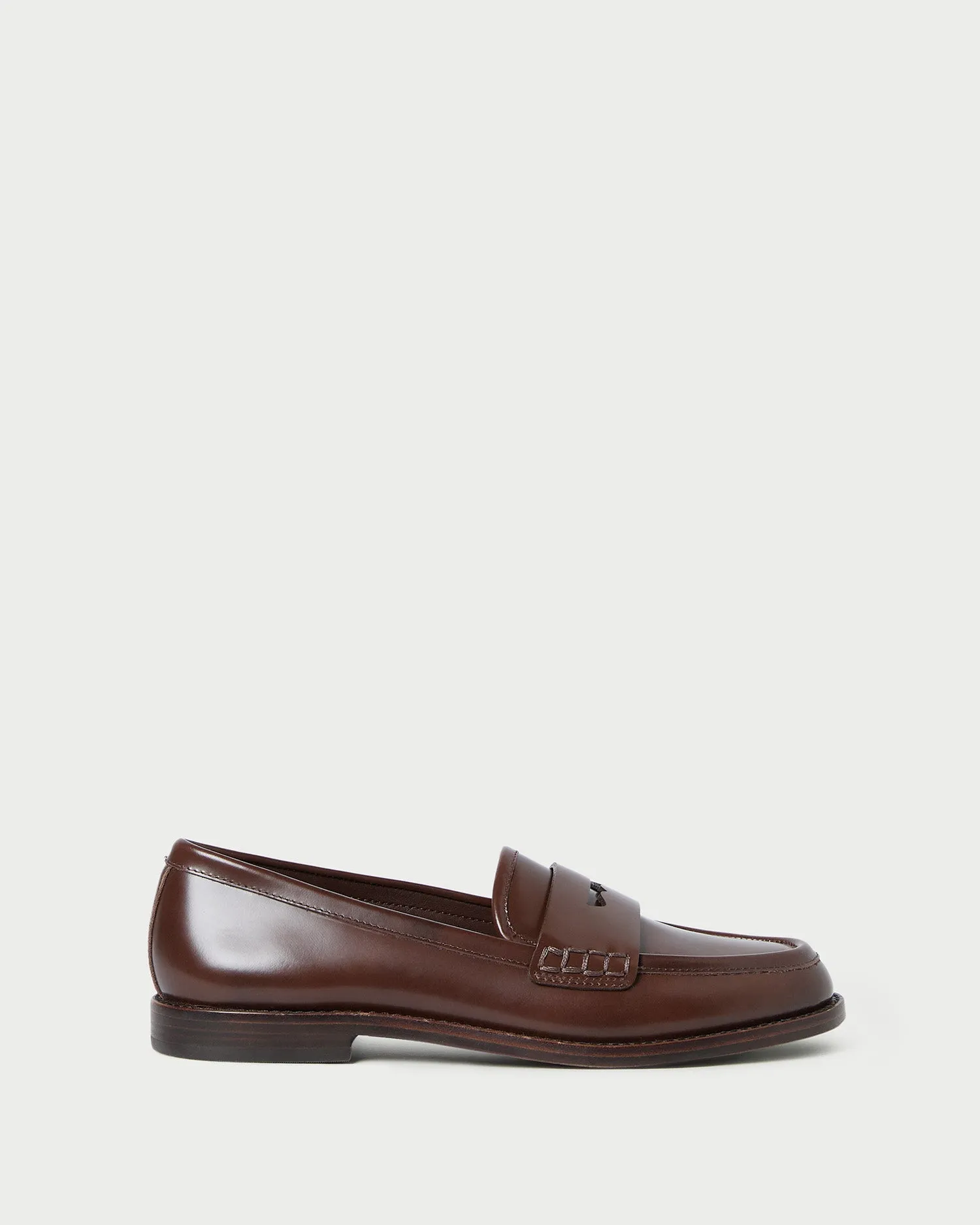 Rachel Espresso Leather Loafer sold by Loeffler Randall product image thumbnail 3
