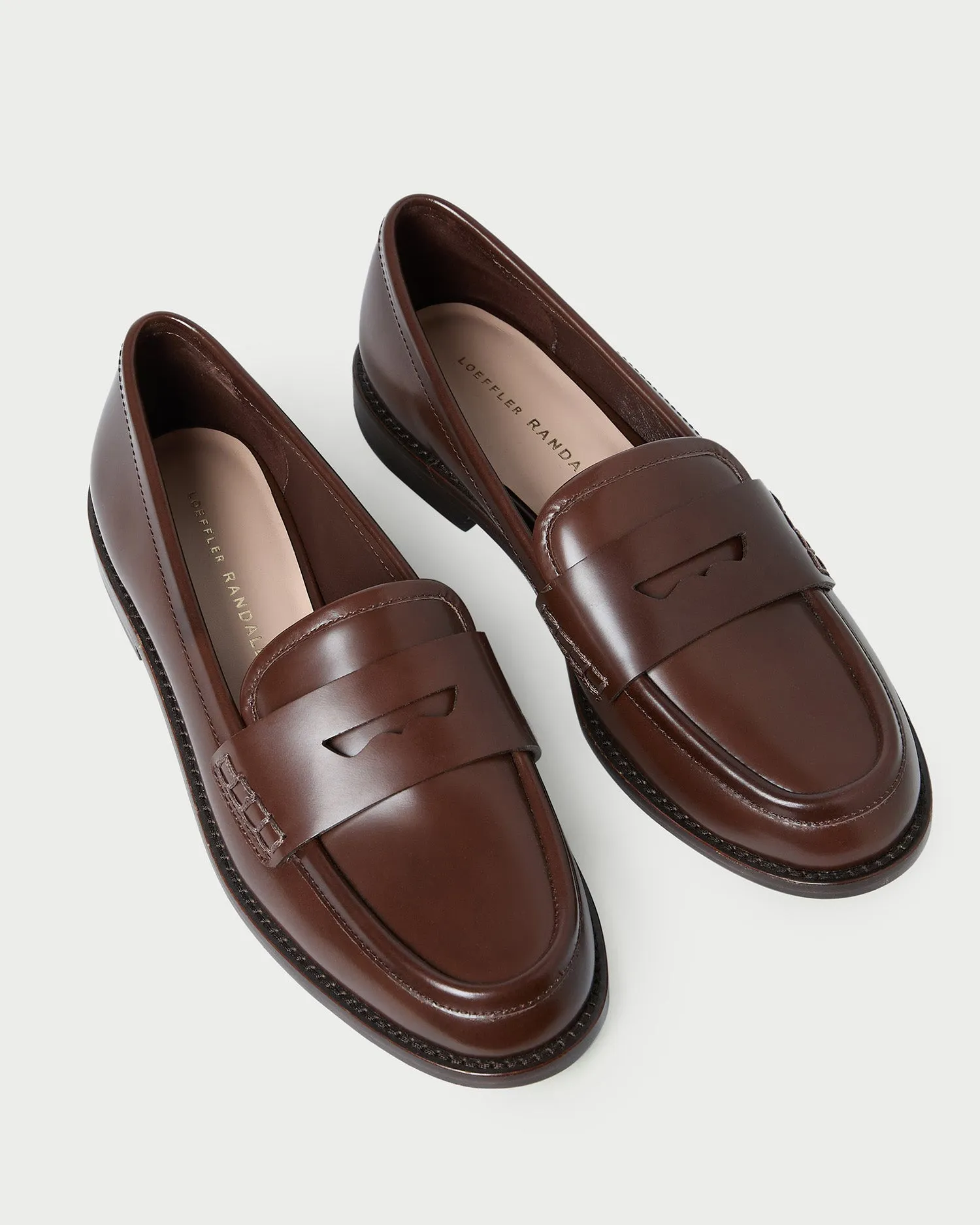Rachel Espresso Leather Loafer sold by Loeffler Randall product image thumbnail 4