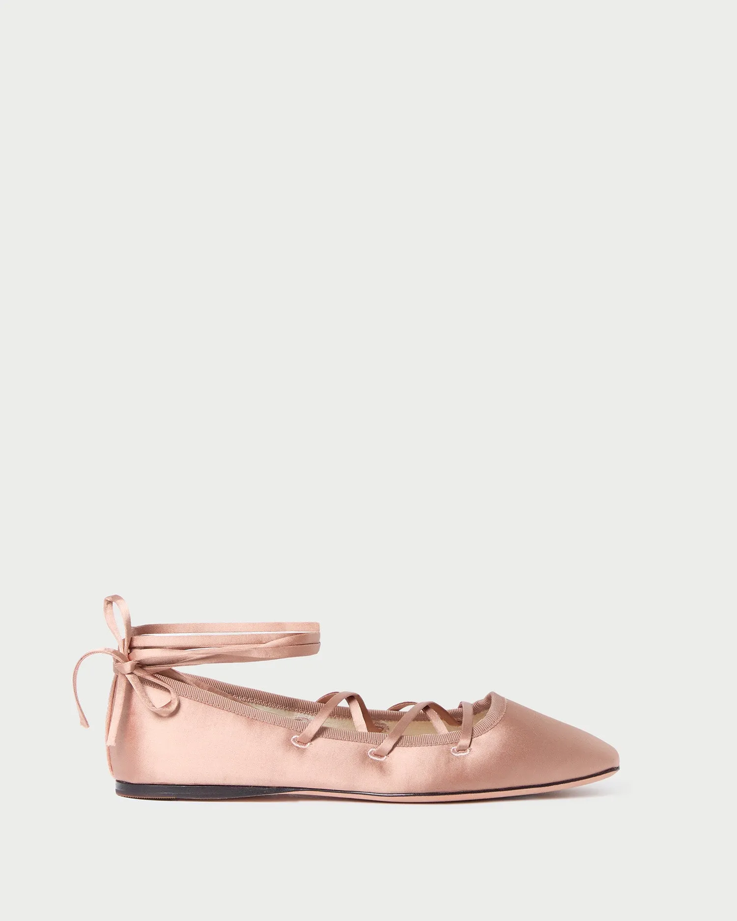 Louisa Blush Lace-Up Ballet Flat sold by Loeffler Randall product image thumbnail 3