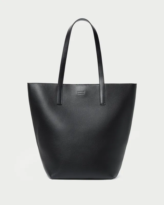Walker Black Pebbled Leather Tote sold by Loeffler Randall