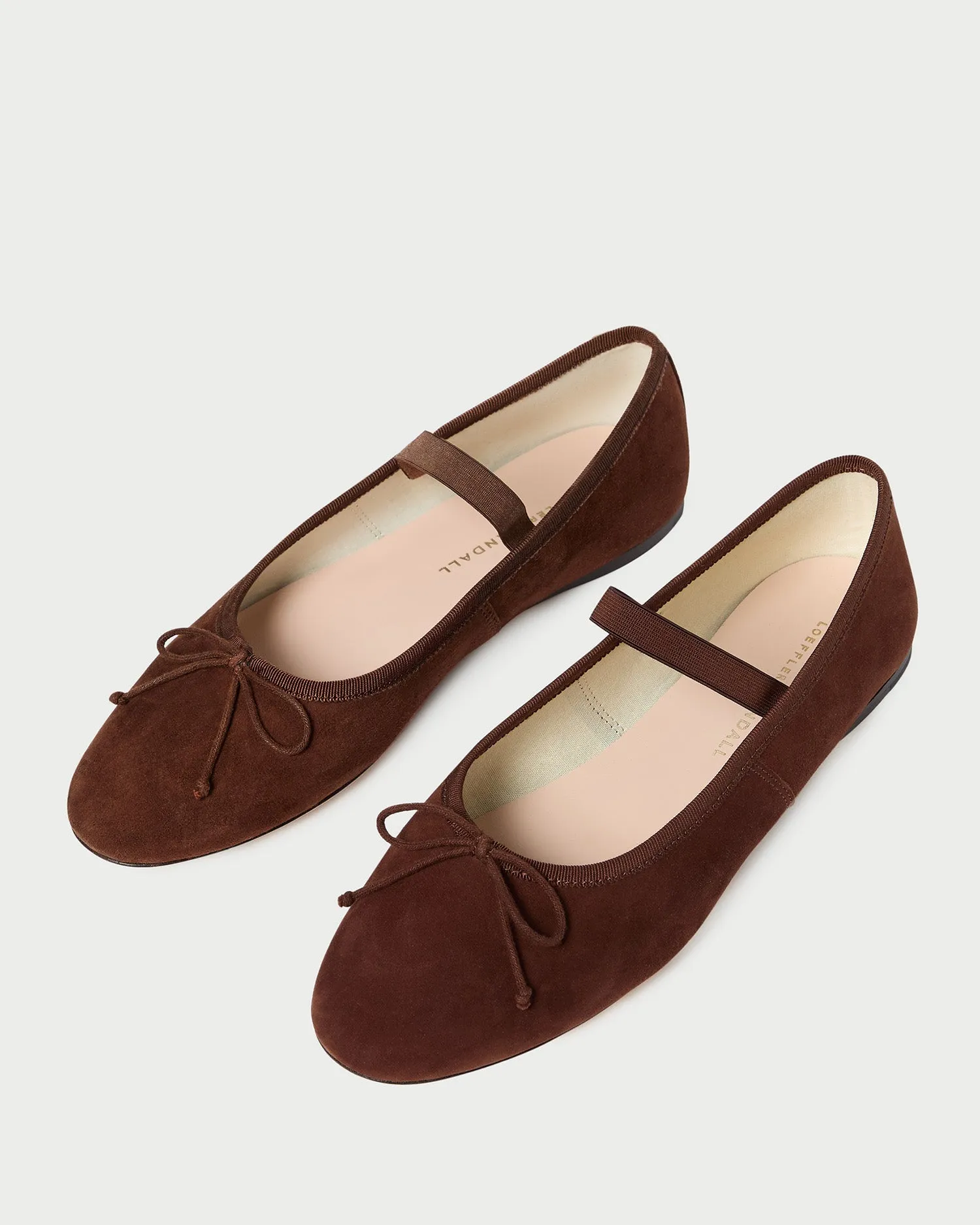 Leonie Espresso Suede Ballet Flat sold by Loeffler Randall product image thumbnail 4