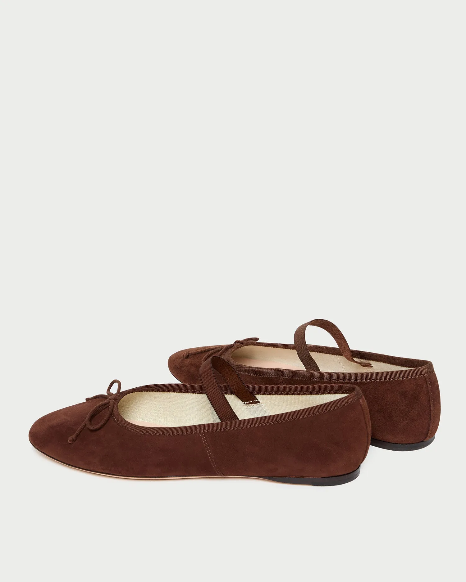 Leonie Espresso Suede Ballet Flat sold by Loeffler Randall product image thumbnail 5