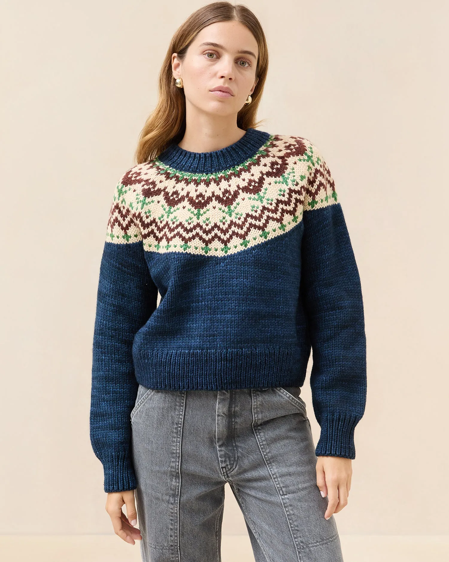 Ian Fairisle Sweater sold by Loeffler Randall product image thumbnail 2